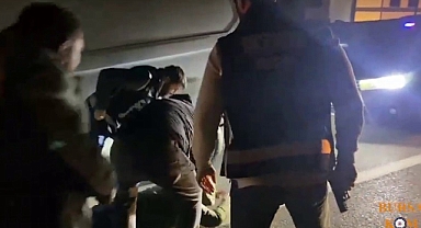 Bursa'da film gibi operasyon kamerada