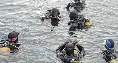Bursa'da dalgıçlar müsilajın denizdeki durumunu görüntüledi