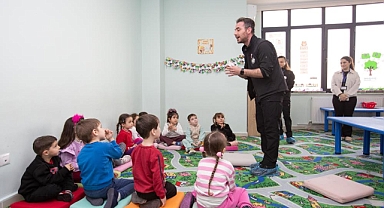 Büyükşehir’den çocuklara temel afet bilinci eğitimi