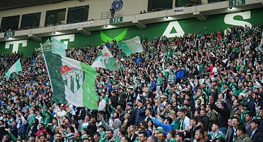Profesyonel liglerde en çok seyircisi olan ikinci takım Bursaspor oldu