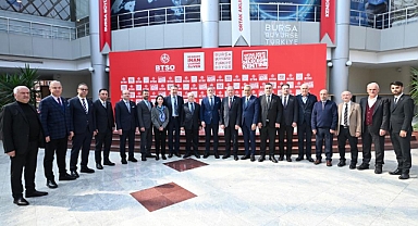 Başkan Bozbey BTSO’yu ziyaret etti