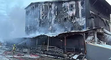 Uludağ'da Kervansaray Otel'de yangın