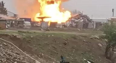 Bursa'da geri dönüşüm tesisinde patlama