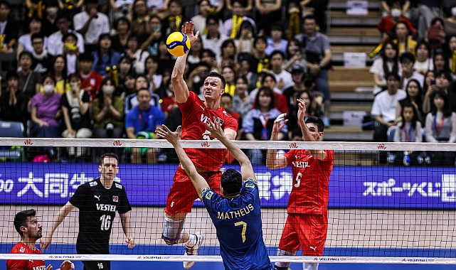 A Milli Erkek Voleybol Takımı, Brezilya'ya 3-1 kaybetti