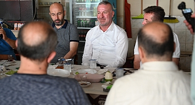 Başkan Karabatı'dan esnaf buluşmalarında ilk adım