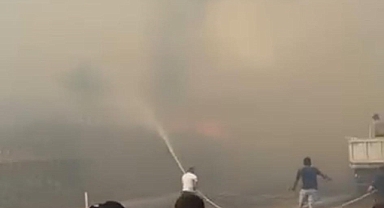 Bursa'da 5 köyün tahliye edildiği yangın büyüyerek devam ediyor