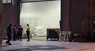 Bursa'da tekstil fabrikasında yangın