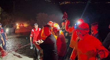 Bursa’daki yangına gönüllü geldiler, uçurumda can verdiler