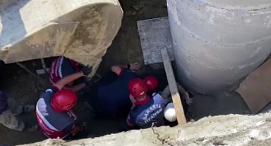 İnşaat alanında göçük: Bir işçi toprak altında kaldı