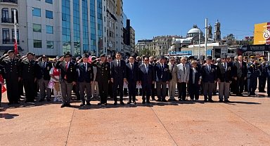 Kıbrıs Barış Harekatı'nın 51. yıl dönümü Kıbrıs gazilerinin katılımıyla Taksim'de kutlandı