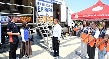 Osmangazi’de AFAD’dan deprem farkındalık eğitimi