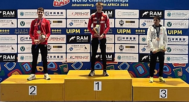 Osmangazili milli pentatlet Arda Meriç’ten dünya ikinciliği