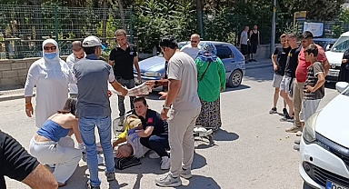 Yaralanan vatandaşı güneşten böyle korudular