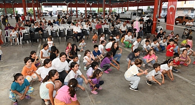 Yaz etkinliklerinde çocuklar ve aileler doyasıya eğlendi