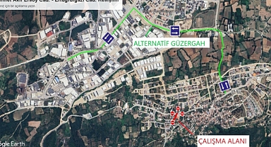 Bursa'da trafik düzenlemesi