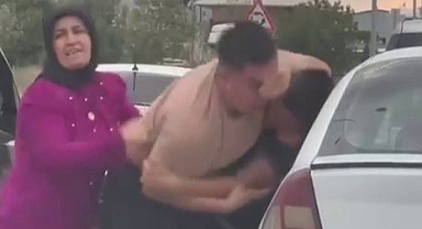 Bursa'da yol verme kavgası