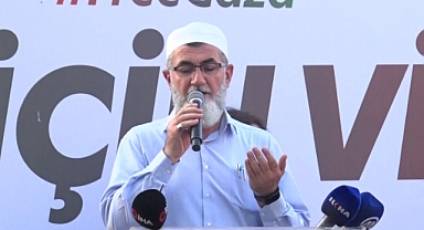 Bursa'da yüzlerce kişi Gazze için yürüdü