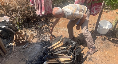 Bursa'daki yangında 300 kovan arı telef oldu