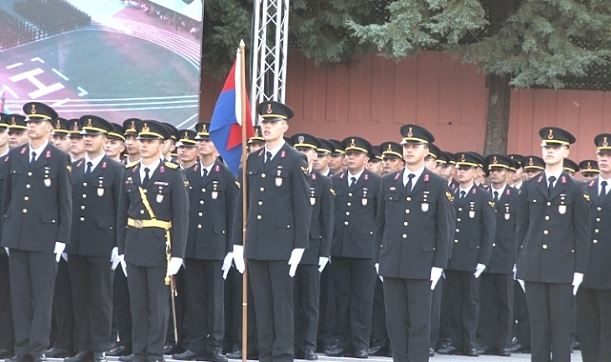 Bursa Işıklar Jandarma Astsubay MYO'da 781 astsubay mezun oldu