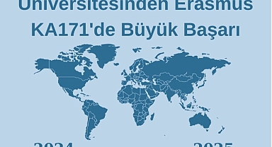 BUÜ Erasmus KA171 projelerinde büyük yükseliş