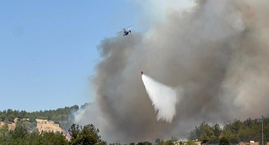 Çanakkale’de yangın sebebiyle boğaz çift yönlü trafiğe kapatıldı