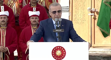 Cumhurbaşkanı Erdoğan, Ahlat'ta Önemli Açıklamalar Yaptı