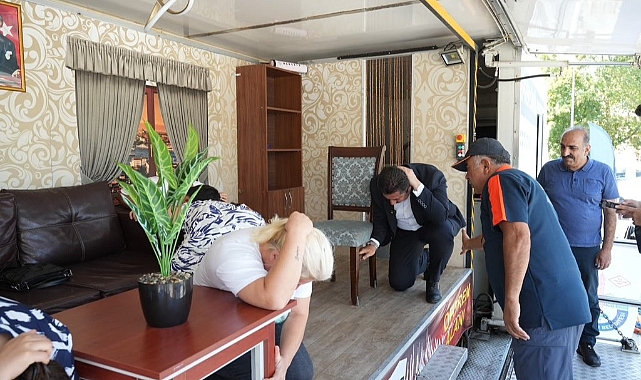 Deprem Simülasyon Tırı'na Yenişehirlilerden Yoğun İlgi