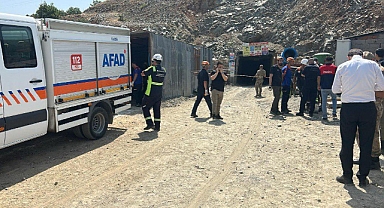 Elazığ'da bir maden ocağında göçük meydana geldi.