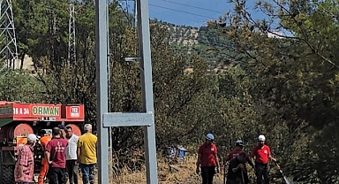 Mudanya'da korkutan yangın: Ekipler seferber oldu