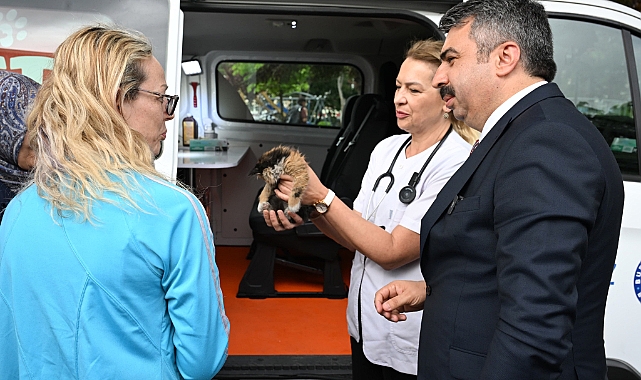 Yıldırım'da patili canlara mobil hizmet