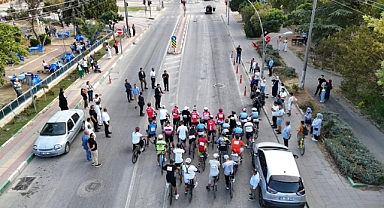 Biber Festivali kapsamında bisiklet yarışı nefes kesti