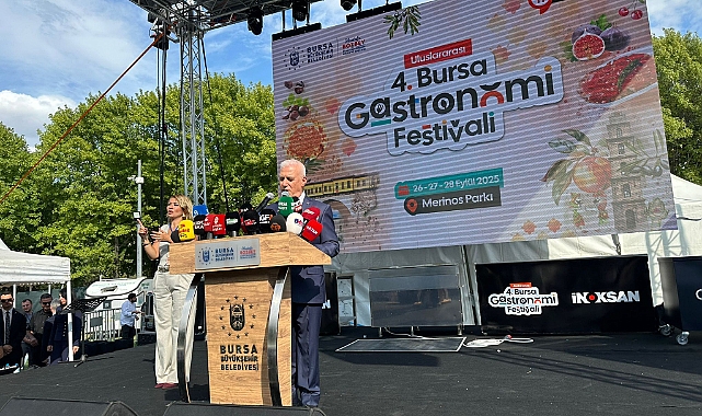 Bursa'da Dostluk ve Lezzet Buluşması: 4. Uluslararası Gastronomi Festivali Başladı