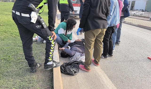 Bursa İnegöl'de Çekilen Motosiklet Devrildi: 1 Yaralı