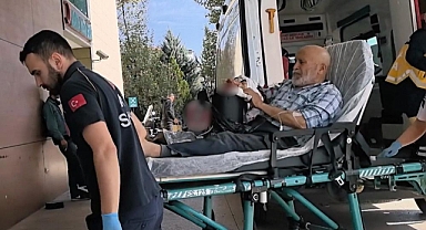 Bursa İnegöl'de spiralle yaralanan yaşlı adam hastaneye kaldırıldı 