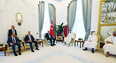 Erdoğan, Katar Emiri Al Sani ile Görüştü