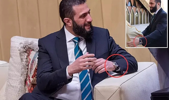 Suriye Lideri Ahmed Şara'nın 2.3 Milyon TL'lik Saati Gündem Oldu