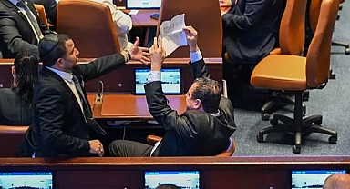 Trump, İsrail Meclisi'nde Protesto Edildi: