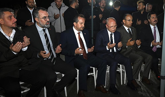 AK Parti Bursa teşkilatından şehit Pilot Binbaşı Serdar Uslu'nun ailesine taziye ziyareti