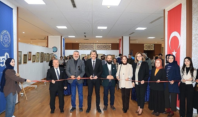 Bursa Uludağ Üniversitesi'nde Geleneksel Türk Sanatları Sergisi Açıldı