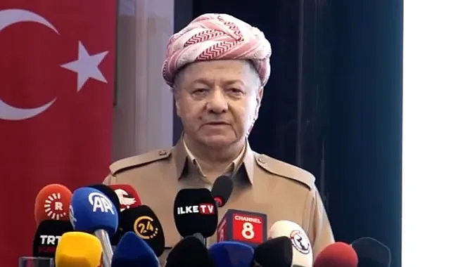 Mesud Barzani'den 'Terörsüz Türkiye' Sürecine Destek