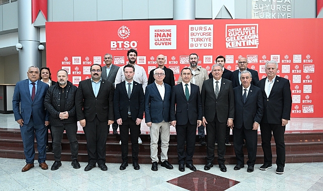 Özbekistan Büyükelçisi İlkhom Khaydarov BTSO’da