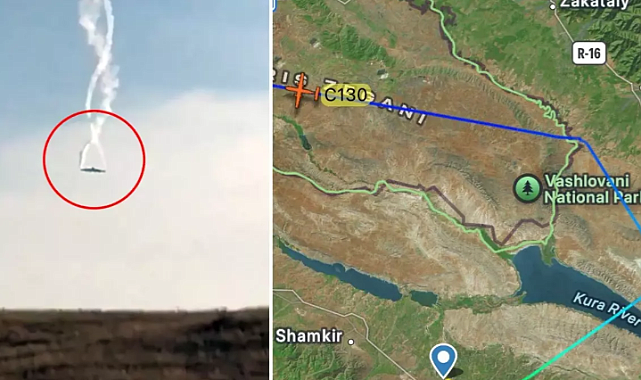 Türkiye'ye Ait Kargo Uçağı Gürcistan'da Düştü! İçinde 20 Personel Bulunuyordu