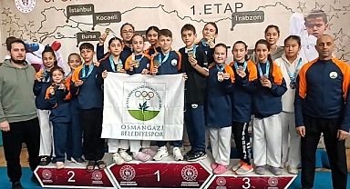 Türkiye Yıldızlar Ligi'nde Madalyalar Osmangazi'ye Yağdı