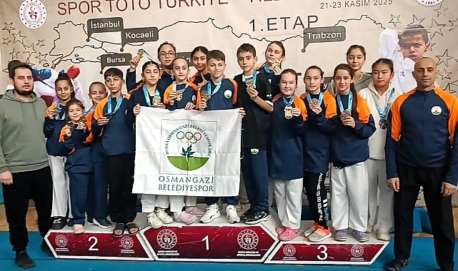 Türkiye Yıldızlar Ligi'nde Madalyalar Osmangazi'ye Yağdı