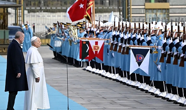 Vatikan Devlet Başkanı Papa 14. Leo, Ankara’ya geldi
