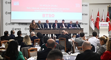 BTSO’da Eğitim Sektörünün Geleceği Masaya Yatırıldı