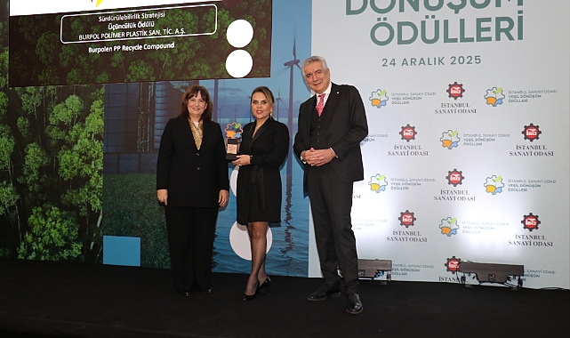 Burpol Polimer Plastik, İSO Yeşil Dönüşüm Ödülleri'nde 3.'lük Ödülünü Aldı