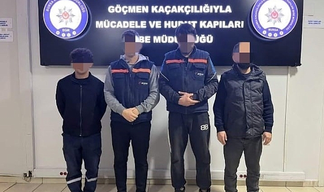 Bursa'da Düzensiz Göçe Sıkı Denetim