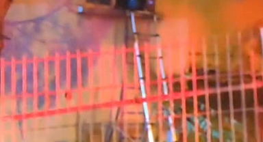 Bursa'daYangın: Mahsur Kalan Vatandaş Kurtarıldı