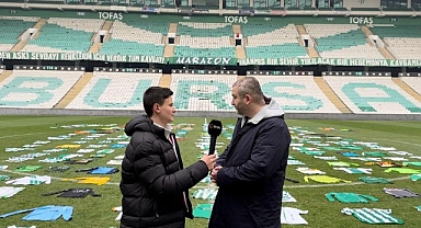 Bursaspor Matlı Stadyumu'nda 308 İmzalı Forma ile Görsel Şölen